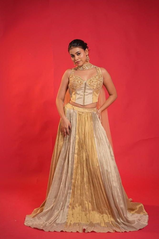 Golden Lehenga